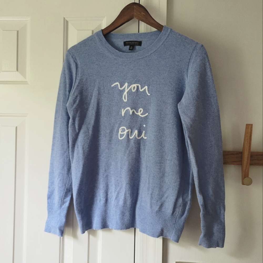Banana Republic Italian Merino Wool Blend Sweater